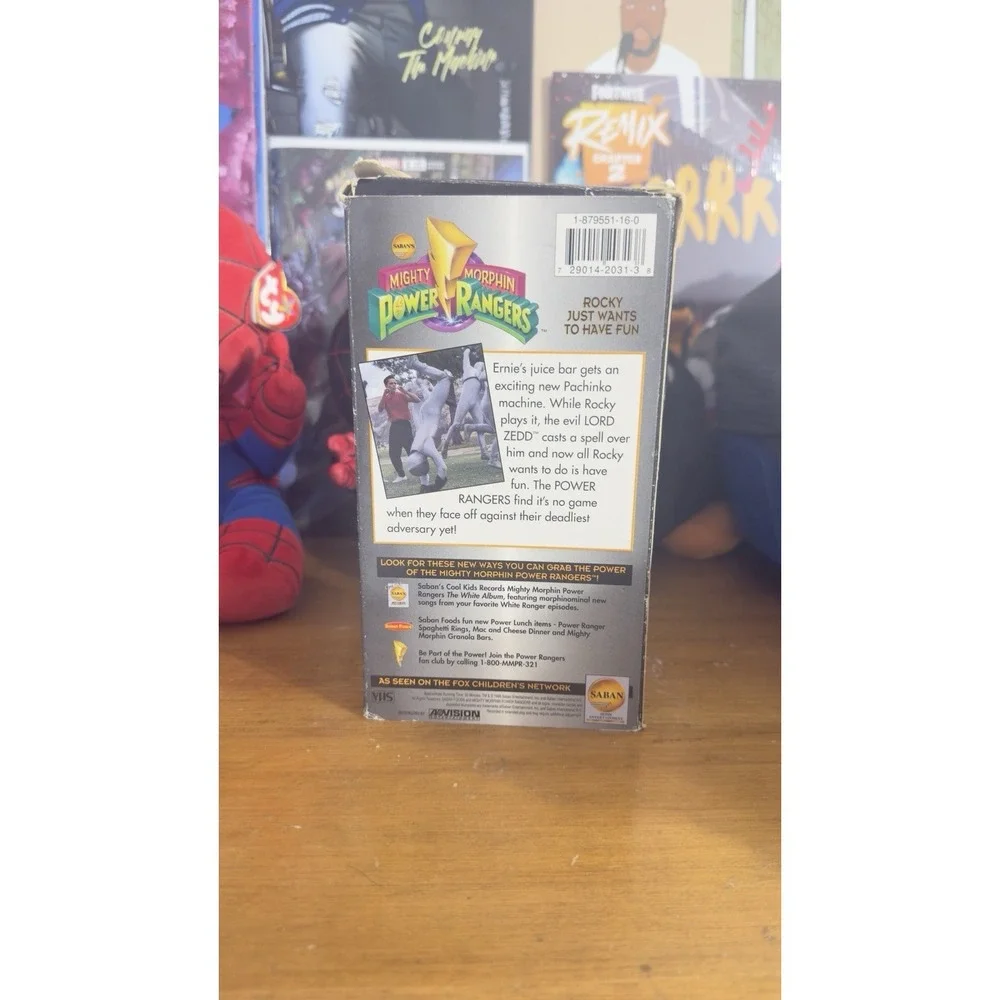Mighty Morphin Power Rangers Rocky Just Wants To Have Fun VHS White Ranger